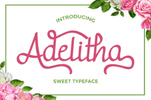 Adelitha: A Structured Script Font for Editorial Design