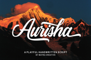Aurisha Script: Elevate Your Brand Identity With Handwritten Fonts