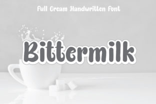 Bittermilk: The Bold Handwritten Font for Scroll-Stopping Social Media Graphics