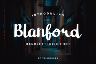 Blanford Script Font: Bold Handwritten Typography for High-Impact Campaigns