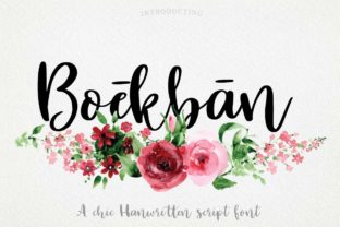 Boekban: The Elegant Script Handwritten Font for Crafters