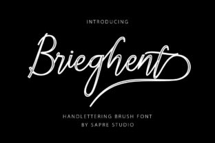 Brieghent: The Elegant Handwritten Typeface for Luxurious Branding