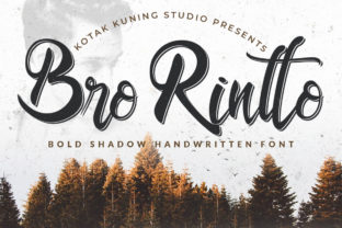 Bro Rintto: The Bold Script Handwritten Font for Striking Digital Brands
