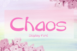 Chaos Typeface: A Bouncy Display Font for Engaging Editorial Design