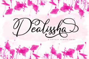 Dealissha Script: Elegant Handwritten Typography