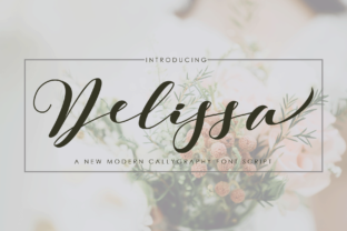 Delissa Modern Script Font for Handmade Crafts
