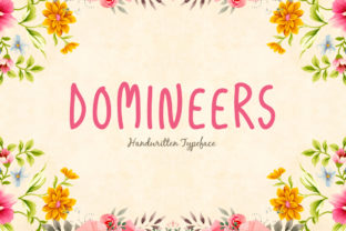 Domineers: A Handwritten Typeface for Editorial Design