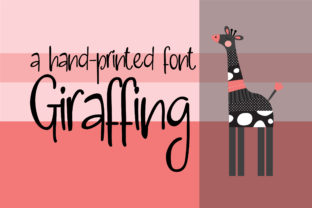 Giraffing: A Joyful Script Handwritten Font for Editorial Design
