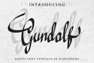 Gundalf: A Striking Script Handwritten Font for Elegant Branding