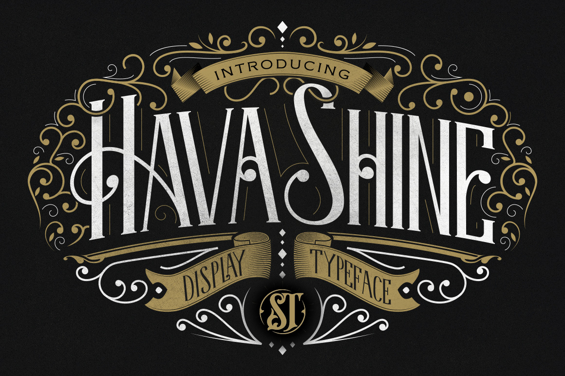 Hava Shine Typeface Review: Victorian Meets Art Deco