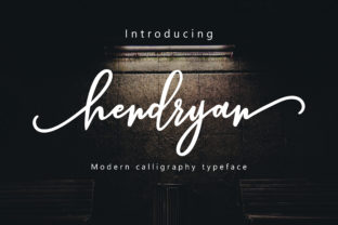 Hendryan Script: A Striking Typeface for Elegant Brand Identity
