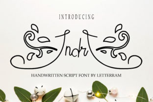 Indri: A Modern Script Handwritten Font for Editorial Design