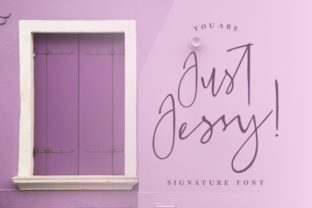 Just Jessy: The Elegant Signature Font for Personal Branding