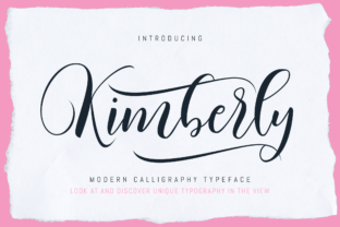Kimberly Script: A Modern Calligraphy Typeface for Editorial Design