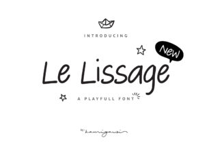 Le Lissage: The Sweet Font for Playful Small Business Branding
