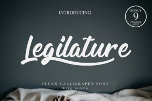 Legilature: A Modern Script Typeface for Editorial Design