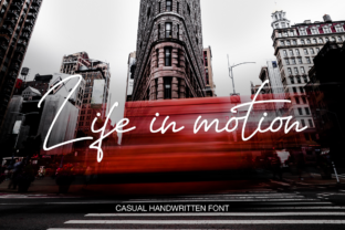 Life in Motion Typeface for Brand Identity