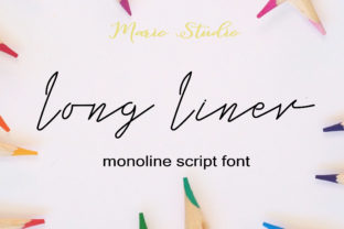 Long Liner: Elegant Script Font for Handmade Brands