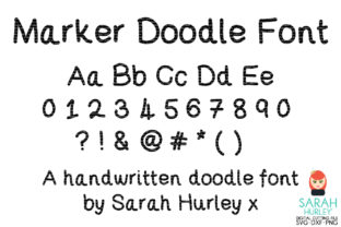 Marker Doodle Typeface Review for Handmade Brands