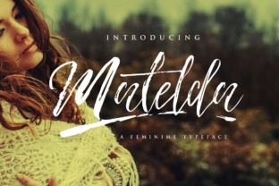 Matelda Typeface Review: Rustic Script for Editorial Design