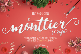 Monttier Script Font Duo for Boutique Branding