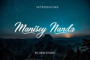 Nanda: An Elegant Script Handwritten Font for Editorial Design