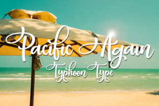 Pacific Again: A Vintage Script Font for Editorial Design