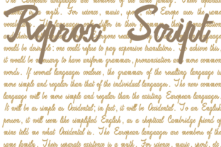 Reprox Script: A Bold Handwritten Typeface for Editorial Design