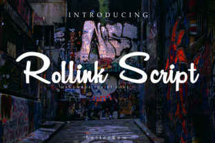 Rollink Script Typeface for Modern Brand Identity