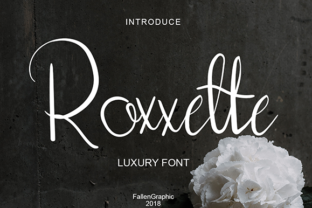 Roxxette: A Luxury Script Typeface for Modern Web Design