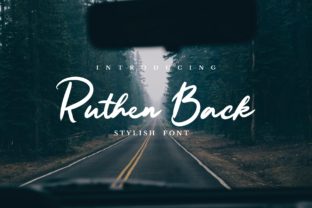 Ruthen Back: Elegant Script Handwritten Font Review
