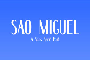 Sao Miguel Typeface Review: Retro Sans Serif for Brand Identity