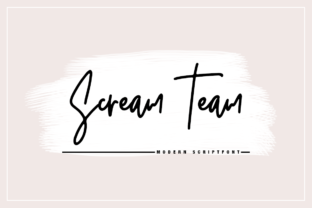 Scream Team: The Handwritten Script Font for Scroll-Stopping Visuals