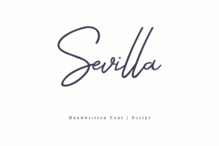 Sevilla: A Clean Signature-Style Handwritten Font for Editorial Design