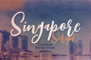 Singapore Script: Modern Handwritten Font for Scroll-Stopping Visuals