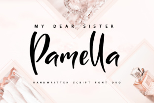 Sister Pamella Typeface Review: A Modern Script Duo for Editorial Design