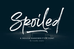 Spoiled: A Rough Handwritten Font for Authentic Brand Identity