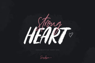 Strong Heart Duo: The Perfect Script and Bold Font Pairing for Campaigns