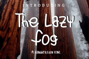 The Lazy Fog Handwritten Font for Chic Brand Design