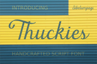 Thuckies Handwritten Font for Elegant Campaign Design