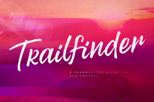 Trailfinder: The Strong Brush Script Font for Dynamic Campaign Design