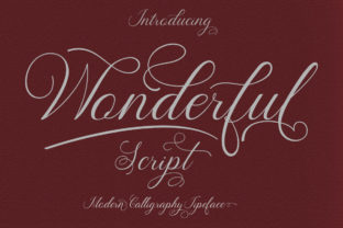Wonderful: A Modern Script Handwritten Font for Editorial Design