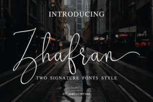 Zhafran Script Handwritten Font Review for Branding